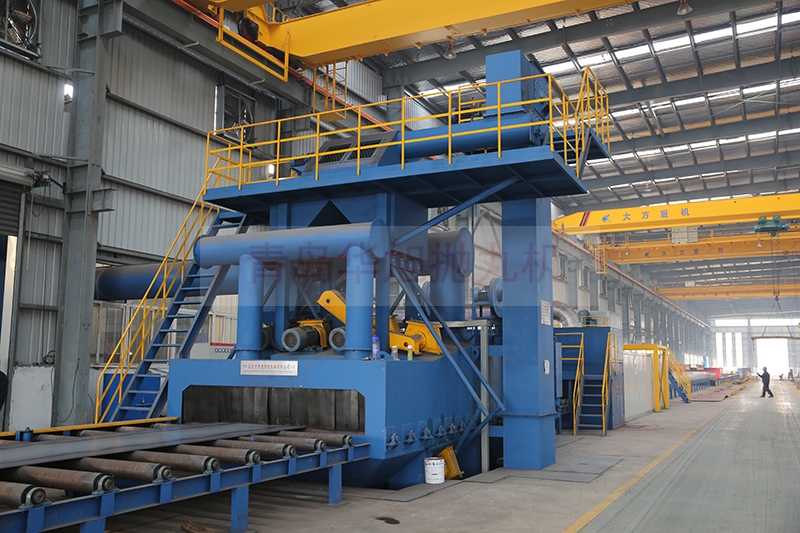 QH6925輥道通過式拋丸清理機，鋼結構拋丸除銹設備